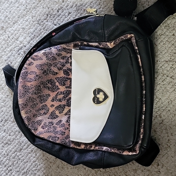 Betsy Johnson Backpack Purse - Picture 1 of 3
